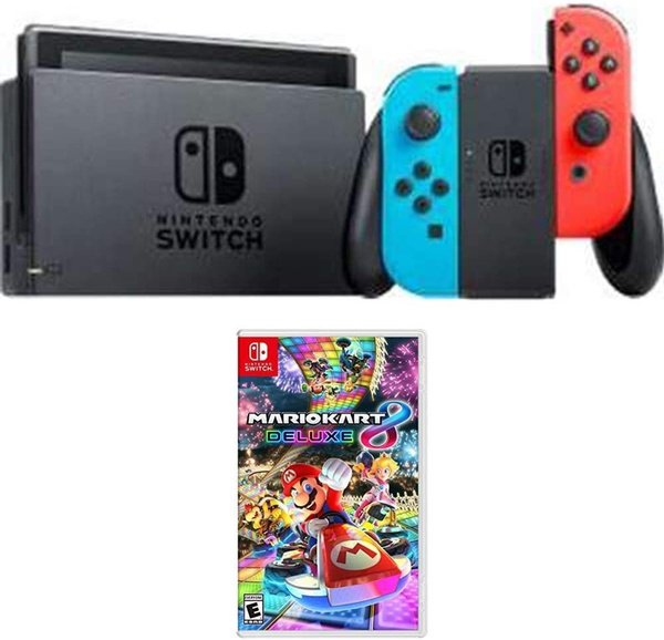 Console Nintendo Switch 32gb + Mario Kart 8 Deluxe - Neon