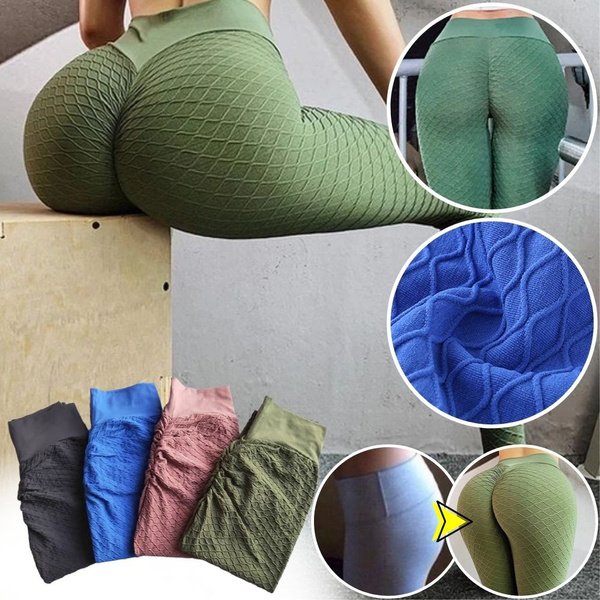 Solid Color High Stretch Butt Lifting Workout Leggings Women - Temu