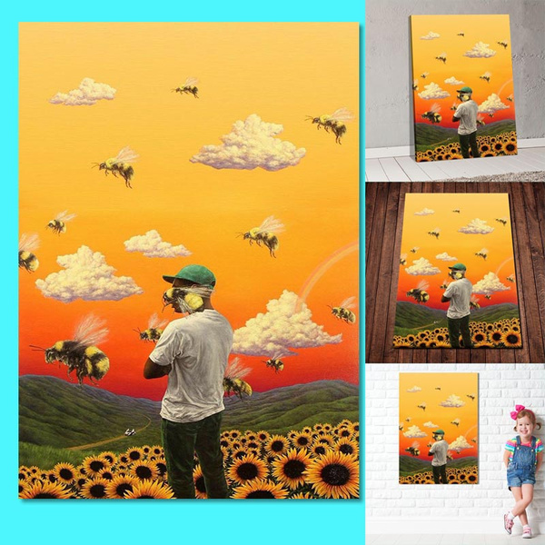 Tyler The Creator Flower Boy Rap Music Album Cover Wall Art Poster