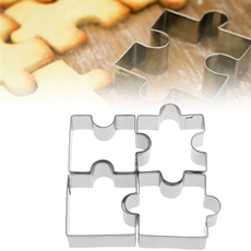 Steel, puzzleshape, Dessert, cookiesmold