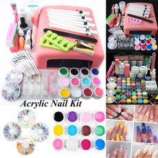 nail decoration, pink, art, Manicure Set