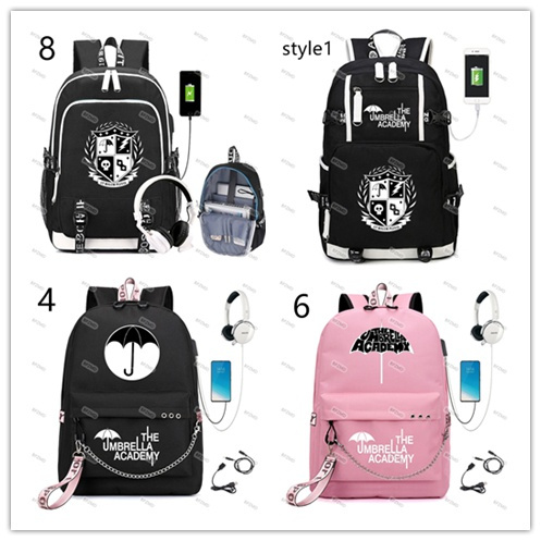 The Umbrella Academy Backpack Girls School Bags For Teenage Women