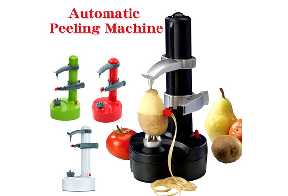 New Electric Spiral Apple Peeler Electric Peeler Fruit and Vegetable Peeler  Creative Household Multifunctional Automatic Electric Potato Peeler Safety