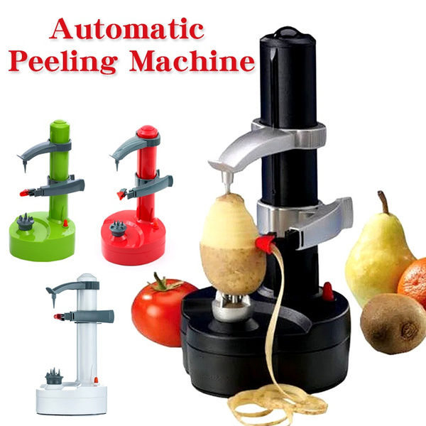 New Electric Spiral Apple Peeler Electric Peeler Fruit and Vegetable Peeler  Creative Household Multifunctional Automatic Electric Potato Peeler Safety
