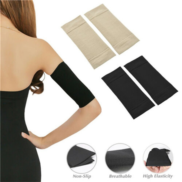 2pcs Women Arm Shaper Arm Wraps Weight Loss Arm Slimming Upper Sleeve
