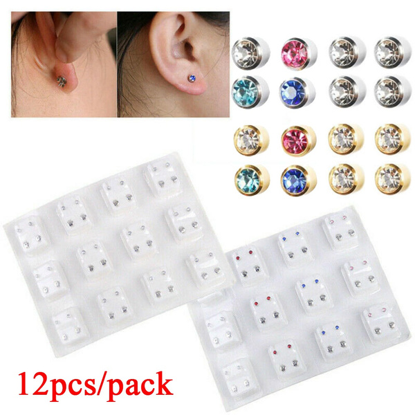 Diamond Cartilage Piercing Earrings | FreshTrends