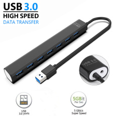 Professional Data Transfer External Universal Individual LED Power Switch USB 3.0 Hub 4/7 Ports Splitter USB Expander