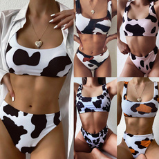 summer bikini, high waist, cow, sexy bikini