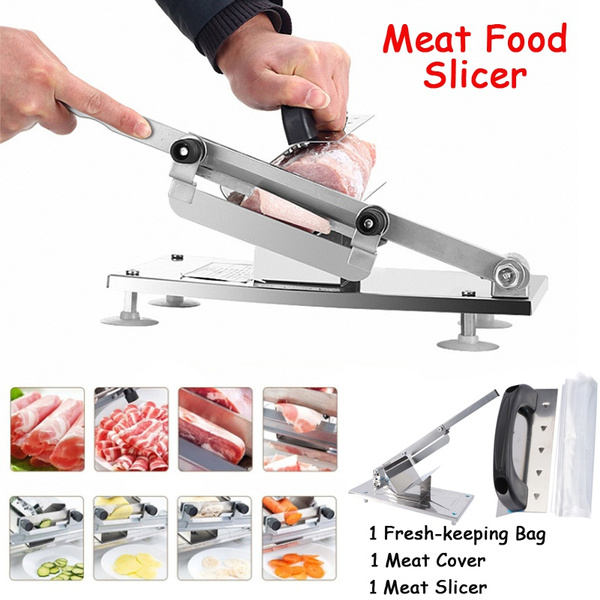 3Pcs Multi-Function Beef and Mutton Roll Slicer Manual Frozen Meat Slicer  Meat Food Slicer Vegetable Sheet Slicing Machine Home Kitchen Utensils