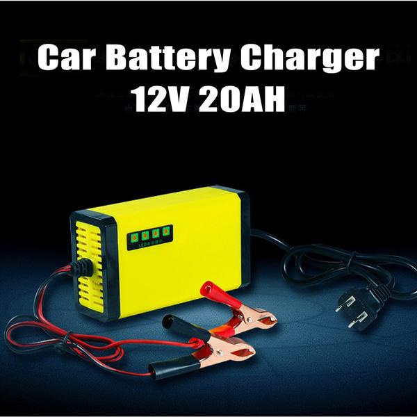 Portable 12V 2A Power Supply LED Display Auto Car Motor Battery Charger  Adapter