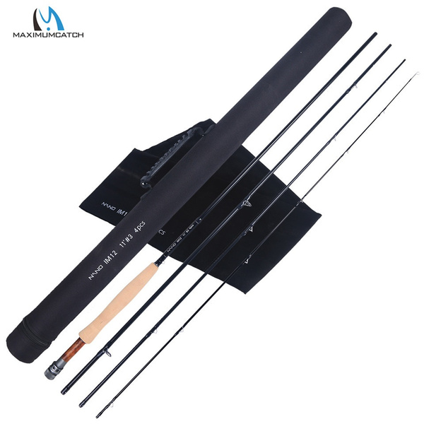 Maxcatch Nano Nymph Fly Fishing Rods 10ft 11ft 2/3/4wt 4Pcs fast action  carbon Professional rod
