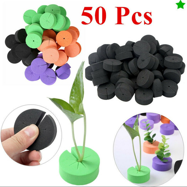 50 X 2" Clone Collars Cloner Foam Inserts-Garden Cloning Plant 8-Spoke 