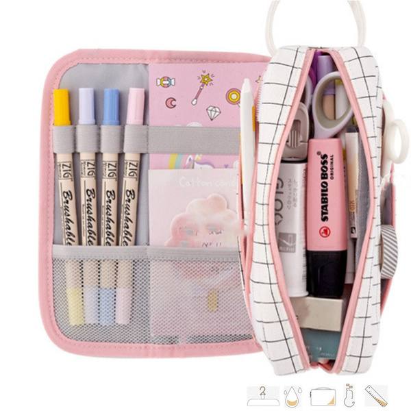 Angoo Large Capacity Pencil Case / Cosmetic Bag HBZ