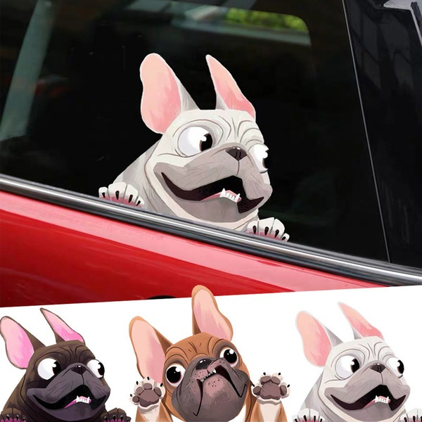 Funny dog stickers for hot sale cars