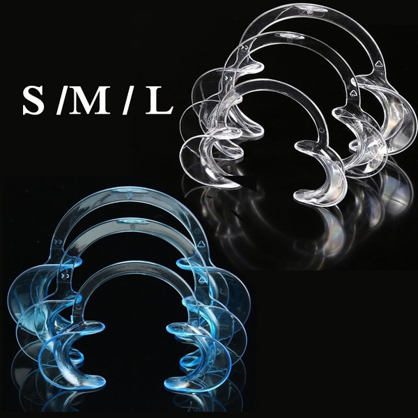 Ecarteur Dentaire Lot De 20 Embouts De Remplacement Dentaire En Forme De C - Écarteur De Bouche, Rétracteur De Lèvres Et Joues, Jeu Amusant - Taille S Pour Enfants, M écarteur De Dents