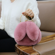 rabbitear, Fashion, fauxfurbagsforwomen, Chain