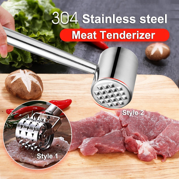 1 Piece Meat Tenderizer Hammer, Stainless Steel Steak Loose Meat Needle,  Kitchen Tools