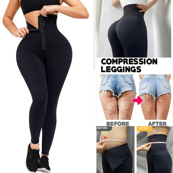 POP CLOSETS Women's Slimming Leggings Tummy Control Workout Leggings  Compression Tights Butt Lifting Skinny Pants
