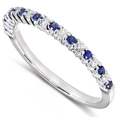 Blues, Sterling, Blue Sapphire, Silver Ring
