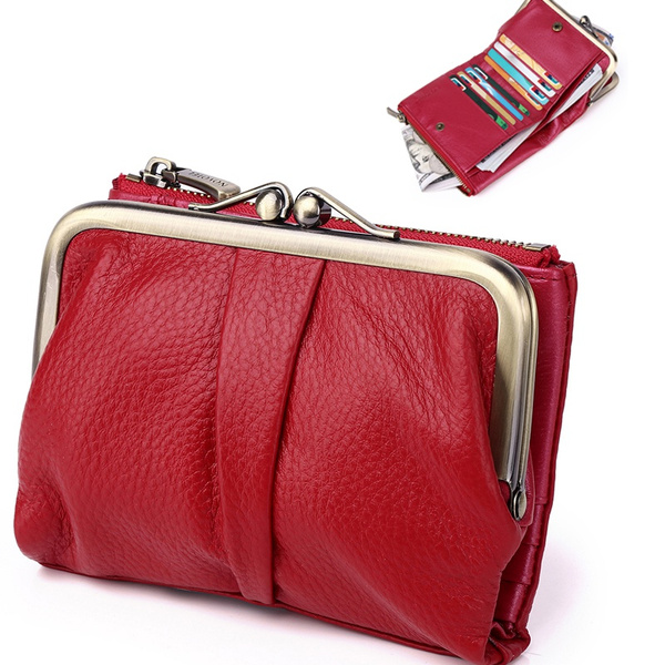 Buy LEGE New Fashion Lovely Designer Wallet Genuine Cowhide Multiple Card  Holder Bag Coin Purse Tri-fold Wallet light Clutch bag Various Colour  Styles (05-PowderBlue) Online at desertcartINDIA