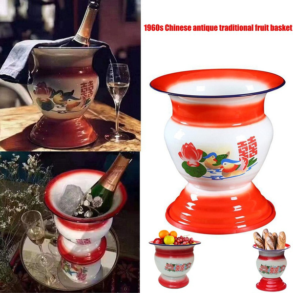 1960s Chinese Traditional Fruit Basket Chinese Antique Kitchen&dining