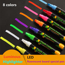 environmental protection, led, highlighter, electronicluminousfluorescentpen