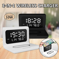 wirelesschargerclock, 3in1qiwirelesscharger, led, 居家裝飾