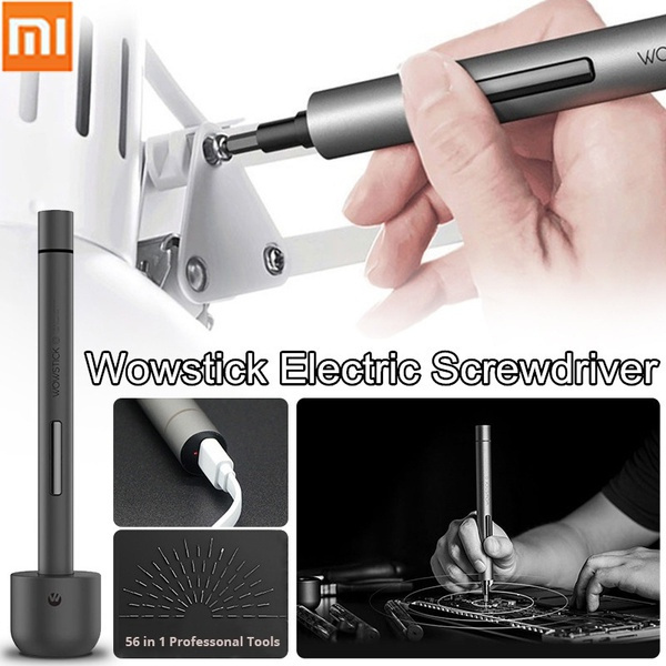 Xiaomi Wowstick 1F Pro Precision Mini Cordless Electric Screwdriver with  Lithium Battery/Youpin SATA Pen Screwdriver Kits for IPhone Mobile Phone  Camera Computer Repair Tools