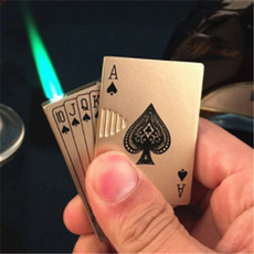 Poker, Gifts, electriclighter, Metal