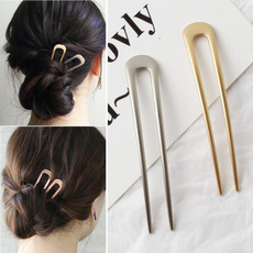 Fashion, Jewelry, gold, metalhairclip