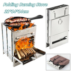 stainlesssteelbbqgrill, Steel, Kitchen & Dining, campingbarbecuestove