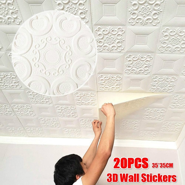20pcs Wall Stickers Ceiling Panel