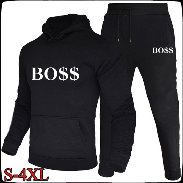 2021 Autumn Spring Fashion Trend Men's Pullover Hoodie and Sweatpants ...