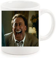 Funny, Kitchen & Dining, nicolascage, drinkingcup