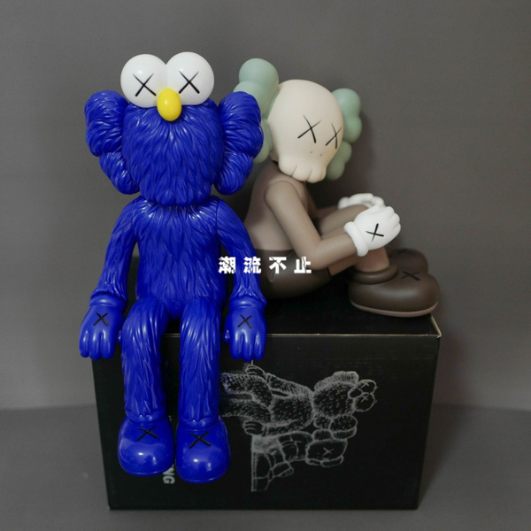 4pcs Pvc Kaws Figurine, Anime Mini Figure Set, Statue Collection Mo