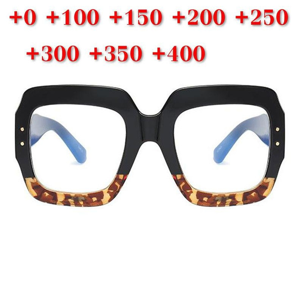 Oversized square sales reading glasses