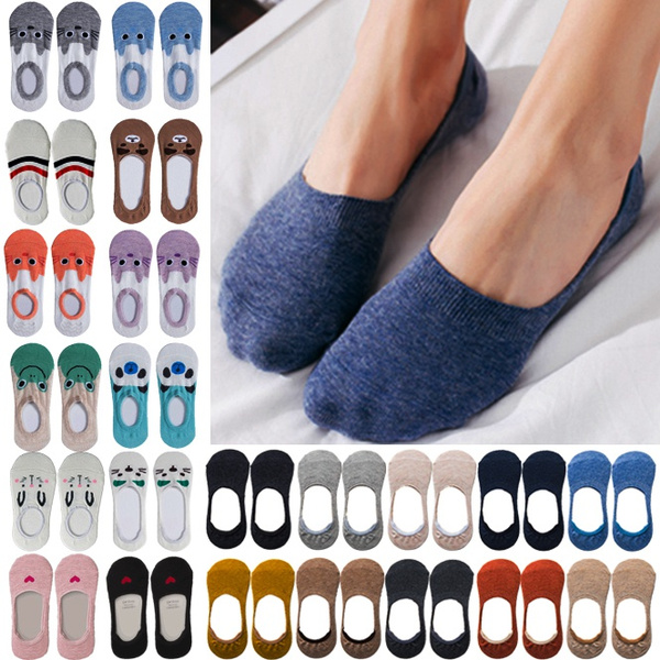 5 Pair Short Boat Invisible Cotton Ankle