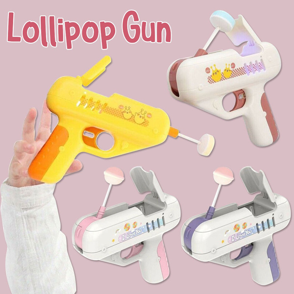 Details about   Lollipop Gun Children'S Candy Gun Toy Surprise Creative Boy Girl Gift In Box 