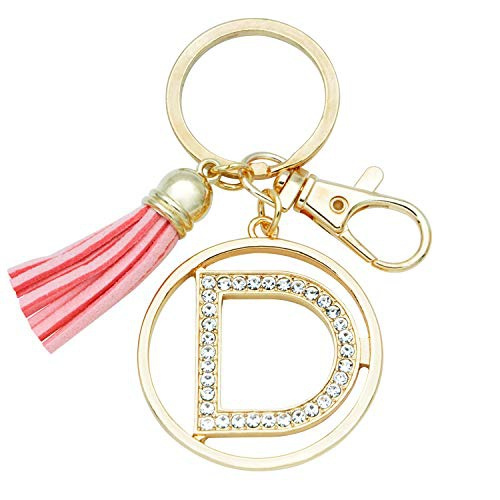 Purse Charm Keychain Letter Alphabet