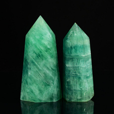 crystalpoint, quartz, greenfluorite, Jewelry