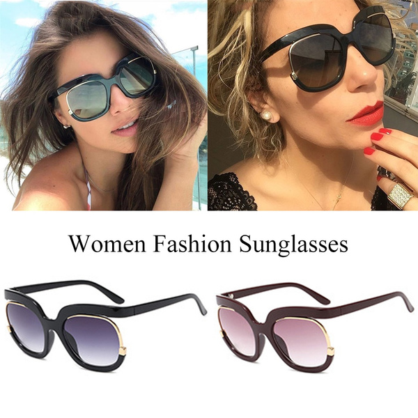 Luxury Large Women Sunglasses  Luxury Brands Glasses Women