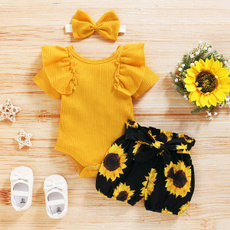jumpsuit, Baby Girl, Shorts, ruffle