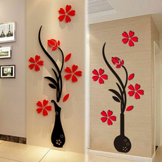 Декор для стін, Flowers, art, Wall Design Stickers