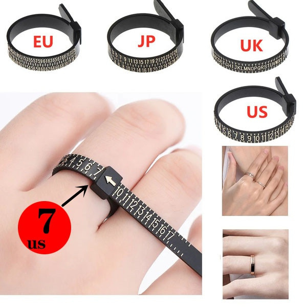 1pc Ring Sizer Measuring Tool, Measure Your Finger And Get The Us Standard  Ring Size Using Soft Tape Measure | SHEIN USA