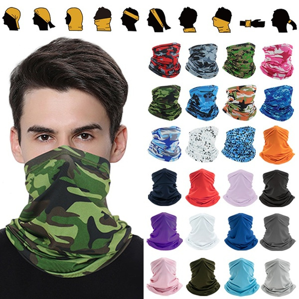 Multifunctional Camouflage Neck Gaiter Sunscreen Neck Face Magic Headscarf  Fishing Windproof Tube Bandana Cycling Headdress