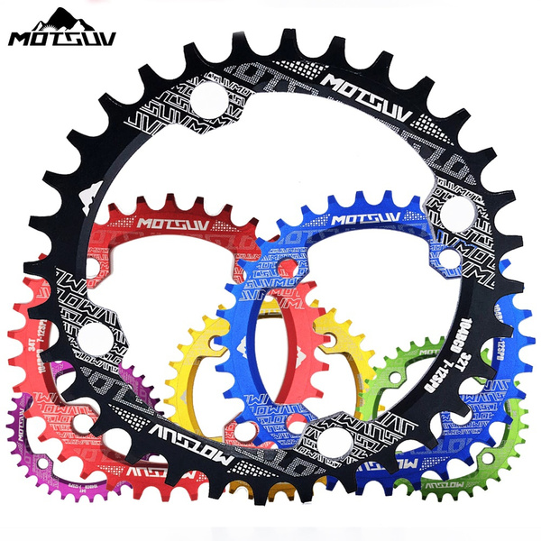 Motsuv 104Bcd Bicycle Narrow Wide Chainring 32T Round Cycle Chainwheel 7075T6 Mtb Bike Circle