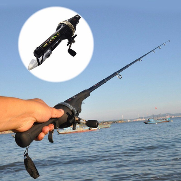 5.2Ft Portable Telescopic Sea Folding Fishing Rod With Reel Foldable High  Carbon Powerful Ocean Rock River Rods Tackles (1.6M 5.2Ft)