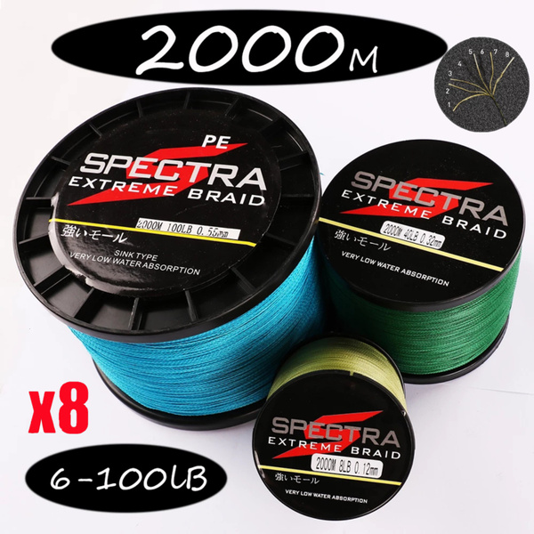 2021 NEW Super Sea Fishing Multicolor Optional 8 Strands 6100LB 500M