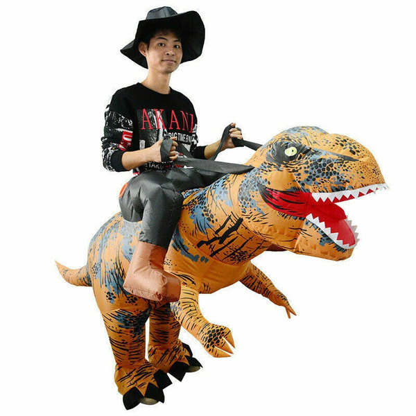 Inflatable Ride on Dinosaur Costume;Unisex; Adult; Waterproof; Cosplay/Events 