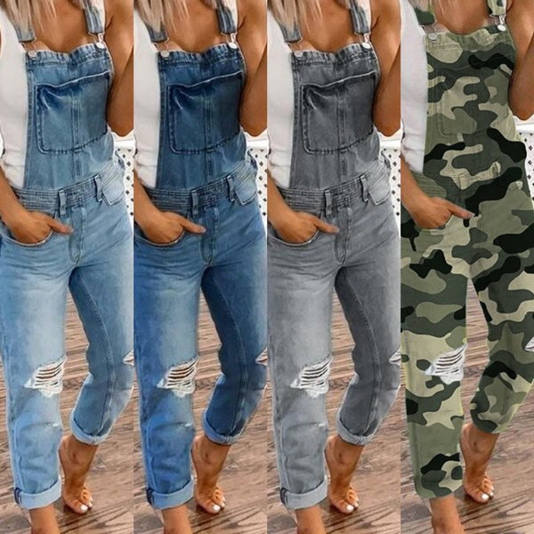 Romper Bib Pants Overalls Jeans 